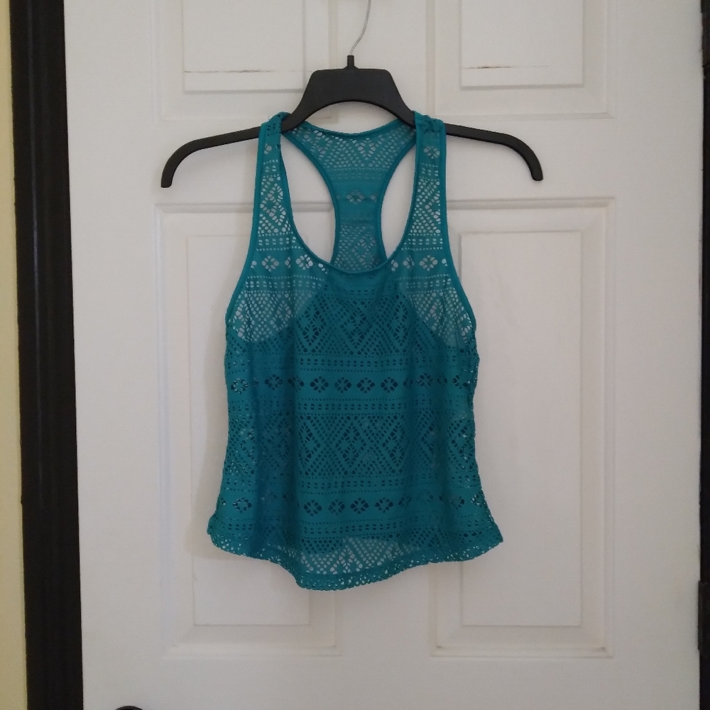 Sky Blue See through Tee